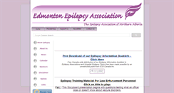 Desktop Screenshot of edmontonepilepsy.org